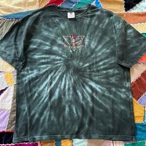 Vintage New Orleans LA Bourbon Street Green Tye Dyed Shirt XL/2X